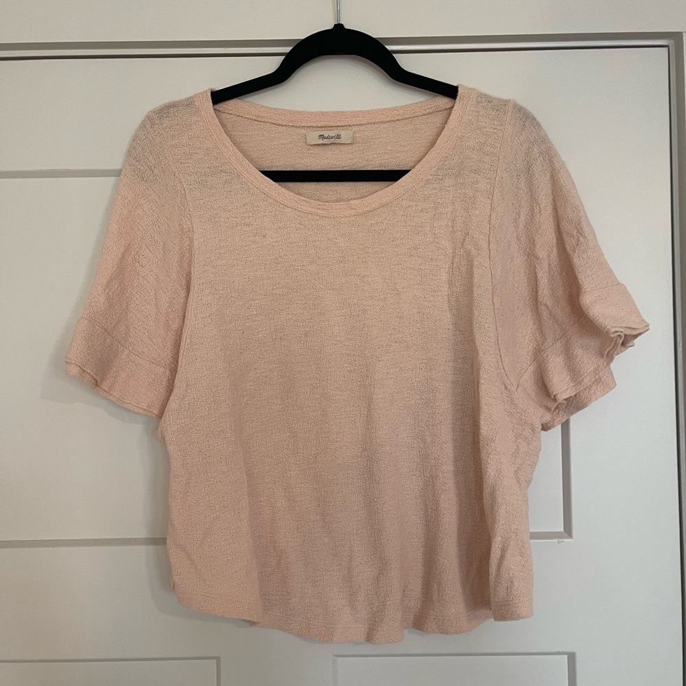 Madewell Light Pink Short Sleeve Top